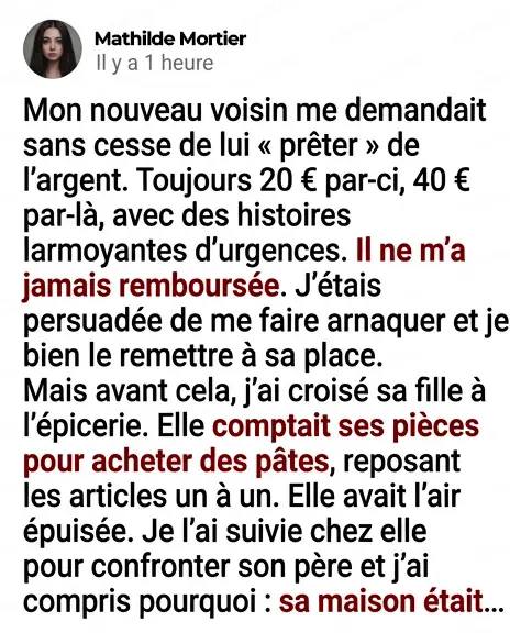 J’ai cru que mon voisin essayait de m’arnaquer, jusqu’à ce que j’ouvre sa porte