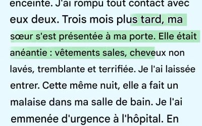 J’ai détesté ma sœur pour avoir détruit mon mariage… jusqu’à la nuit où elle a perdu le bébé