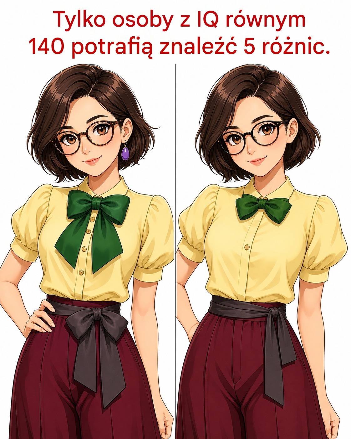 Znajdź 14 różnic – tylko 1% potrafi je wszystkie znaleźć